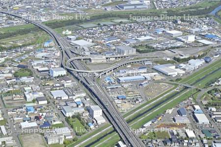 札幌JCT～豊平川～望月寒川