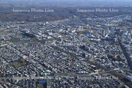 厚別西～厚別駅～野幌森林公園