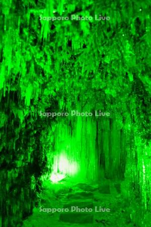 支笏湖氷濤まつり　苔の洞門