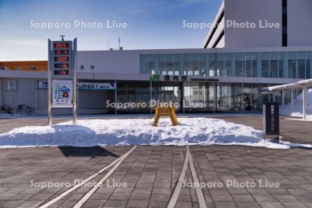稚内駅と日本最北端の線路