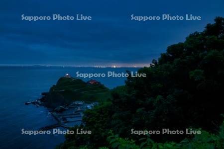 祝津パノラマ展望台より日和山灯台