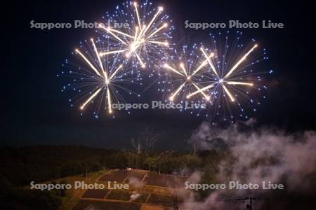 なかふらのラベンダーまつり花火大会