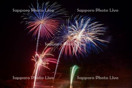 なかふらのラベンダーまつり花火大会