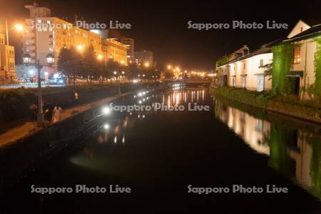 小樽運河夜景