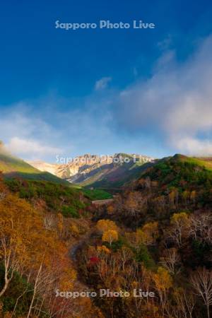 十勝岳温泉の紅葉
