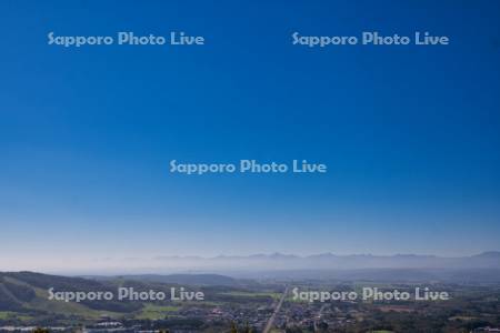 丸山展望台より日高山脈