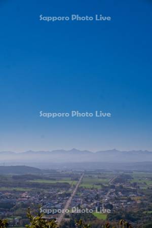 丸山展望台より日高山脈