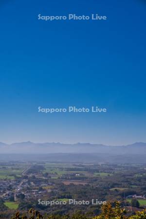 丸山展望台より日高山脈