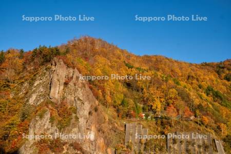 豊平峡の紅葉