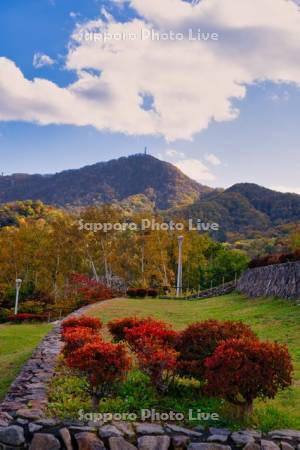 旭山記念公園と藻岩山