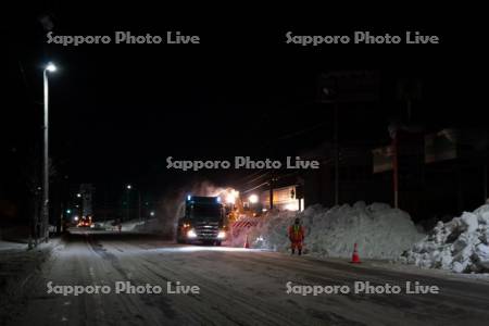 排雪作業