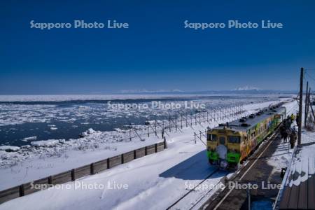 北浜駅と列車