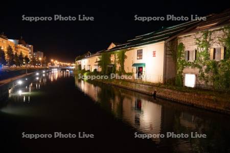 小樽運河夜景