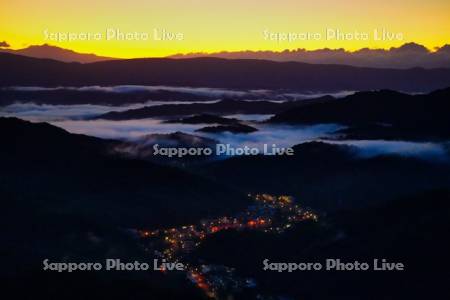 かもい岳国際スキー場より市街展望