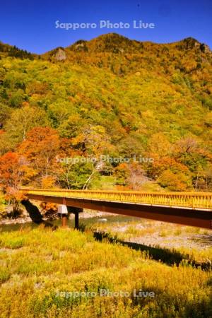 層雲峡園地の橋