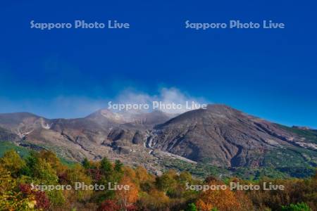 十勝岳温泉郷の紅葉