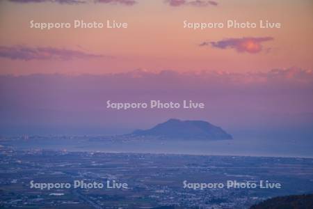 きじひき高原より函館山