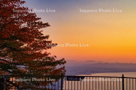 函館山より朝陽