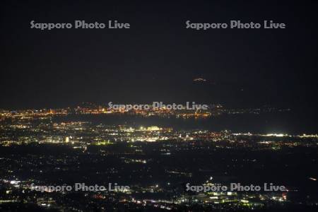 城岱牧場展望台より函館山夜景