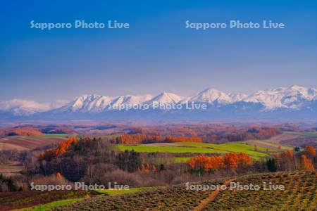 深山峠より十勝岳連峰