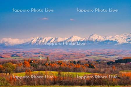 深山峠より十勝岳連峰