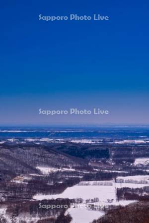 狩勝峠展望台より