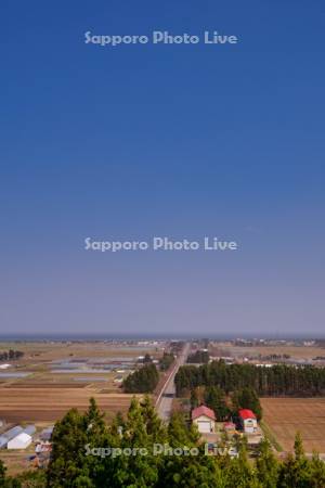 重内展望台より重内さくらロード