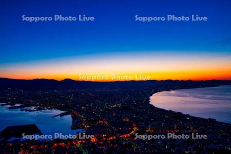 函館山から函館夜景