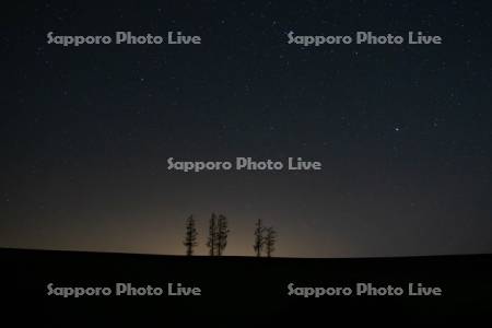 マイルドセブンの丘と星空