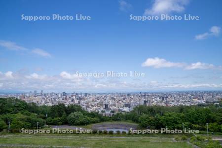 旭山記念公園　市街展望