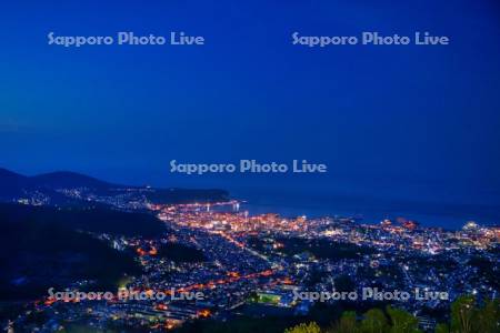 天狗山より市街展望　夜景