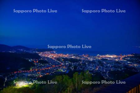 天狗山より市街展望　夜景