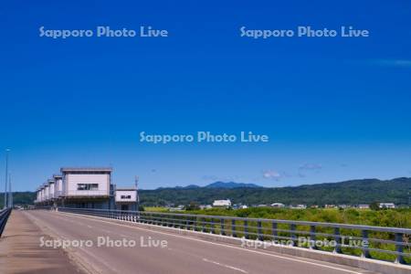 石狩川頭首工