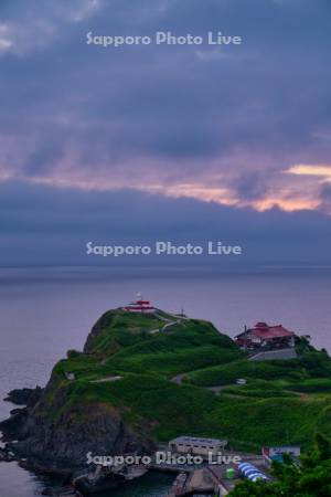 高島岬の夜明け