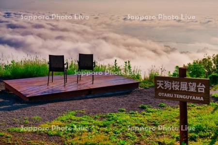 天狗桜展望台より雲海