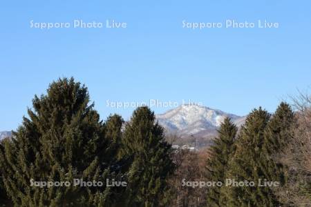 真駒内公園　藻岩山