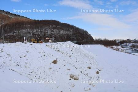 雪堆積場