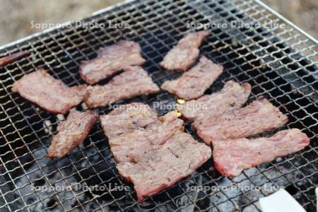 バーベキュー　牛肉