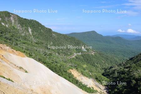 オロフレ峠よりオロフレトンネル