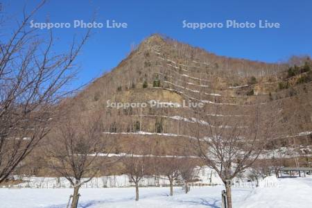 雪解けの五天山公園