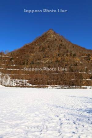 雪解けの五天山公園