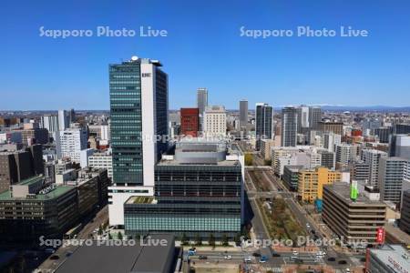 テレビ塔より創成川通り