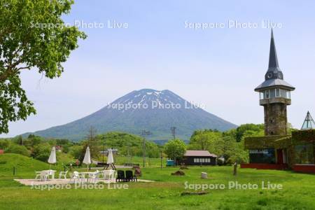有島記念公園と羊蹄山