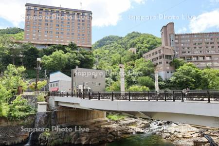 定山渓温泉　月見橋