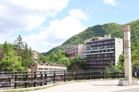 定山渓温泉　月見橋
