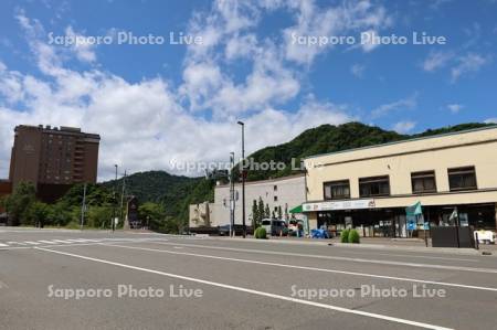 定山渓温泉　国道230号線