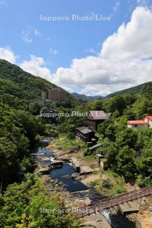 定山渓温泉　豊平川