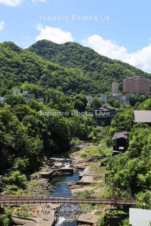 定山渓温泉　豊平川