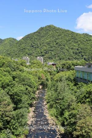 定山渓温泉　豊平川