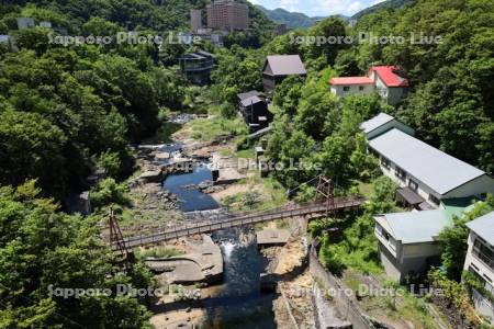 定山渓温泉　豊平川